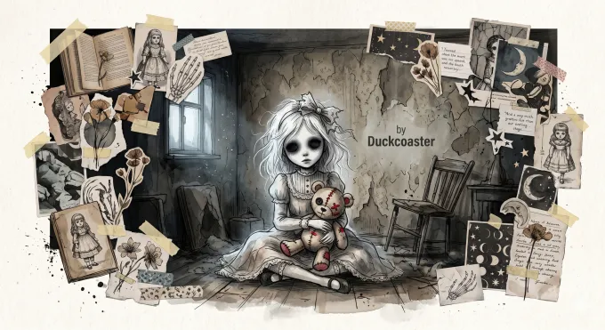 Gothic Creepy-Cute Mixed Media