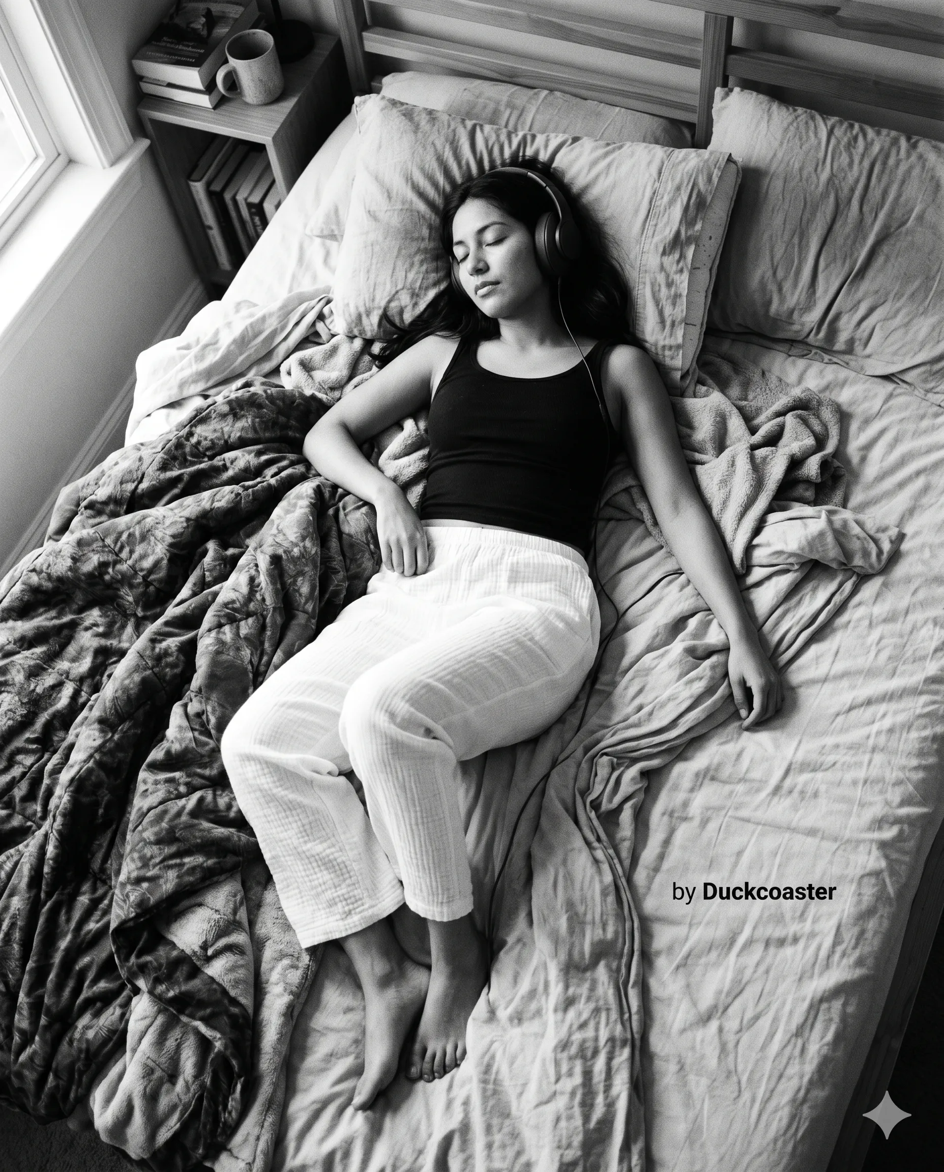Nano Banana 2 prompt | Quiet Moments in Black & White