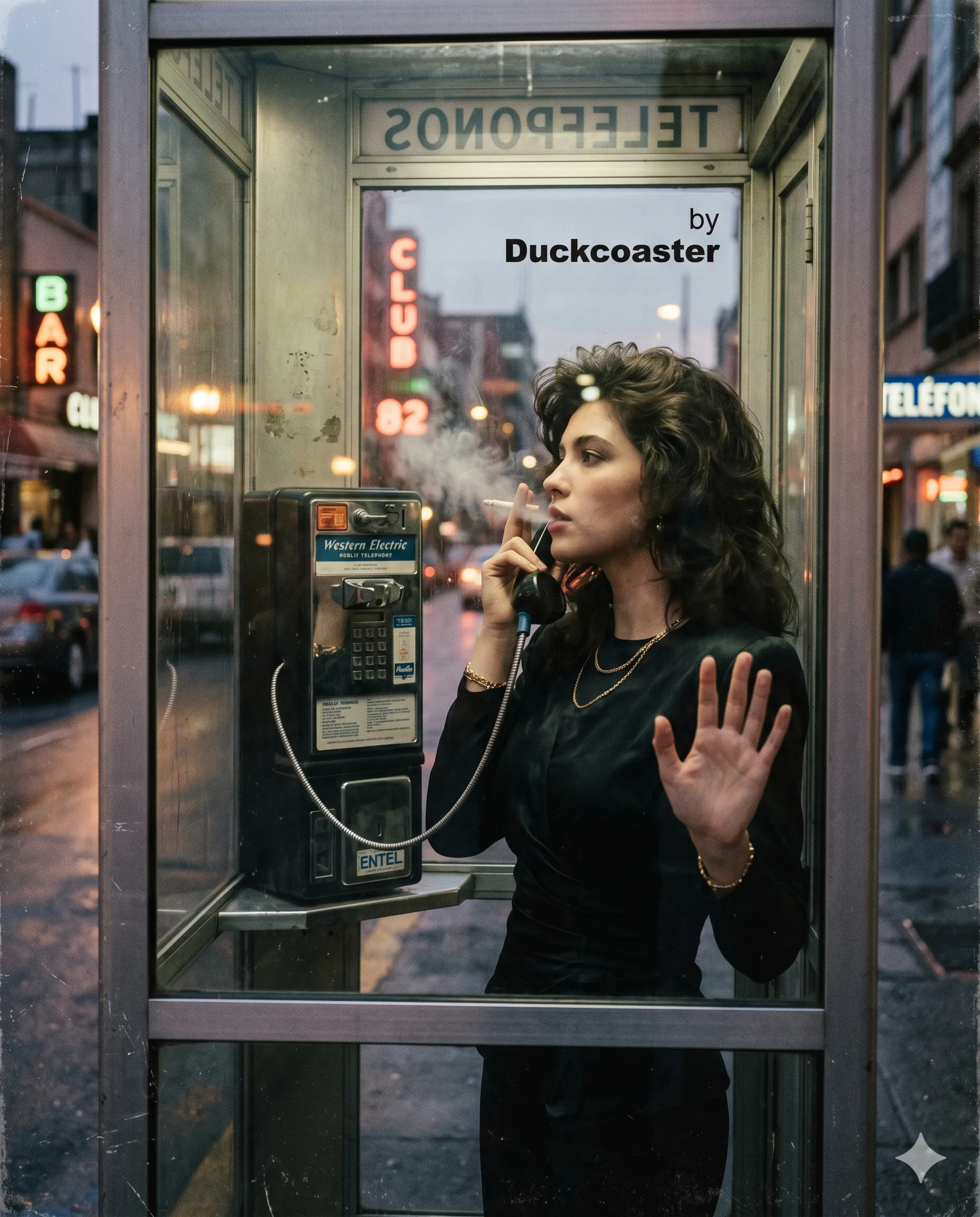 Nano Banana 2 prompt | Neon Confession in the Telephone Booth