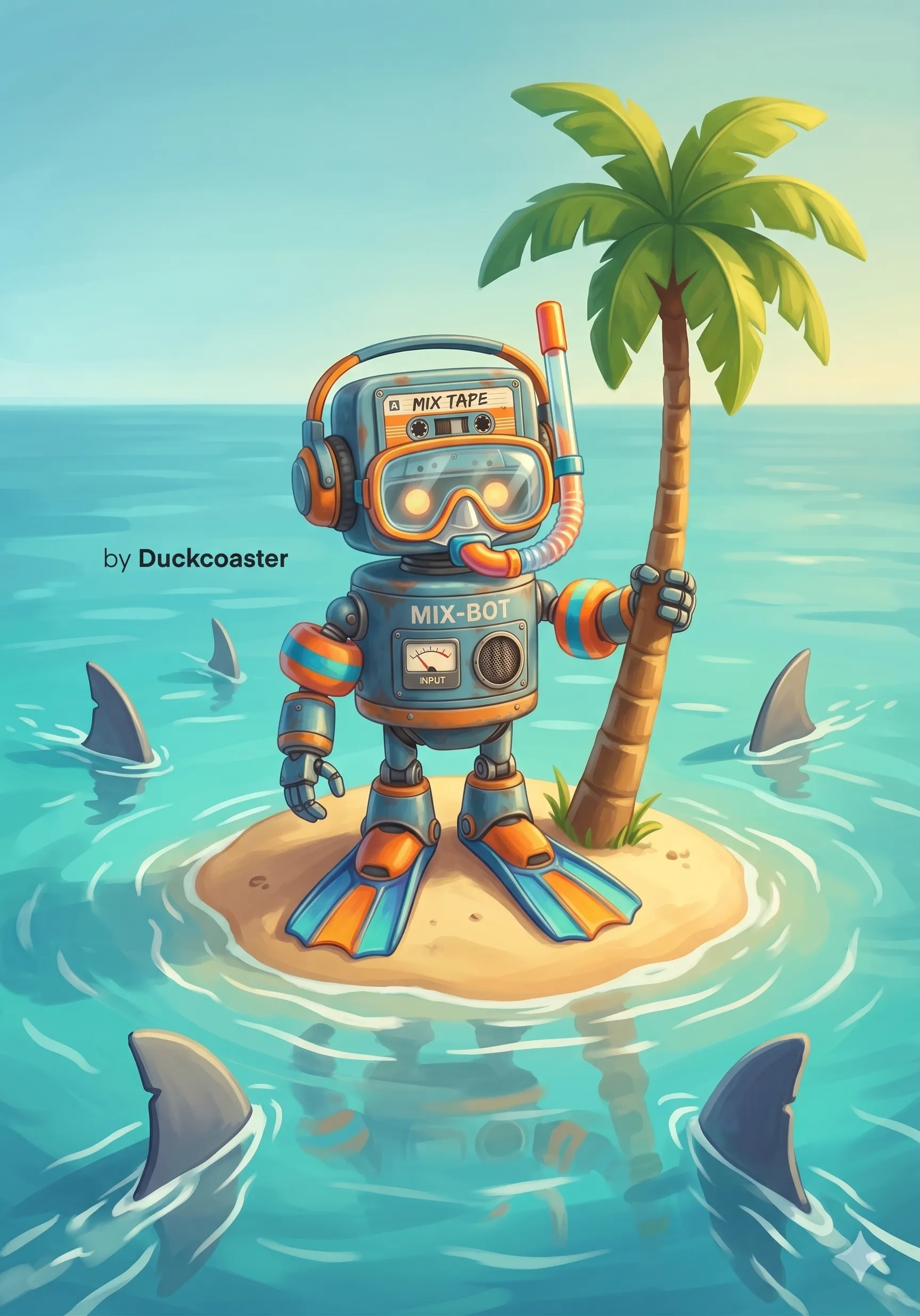 Nano Banana 2 prompt | Tiny Island Rescue