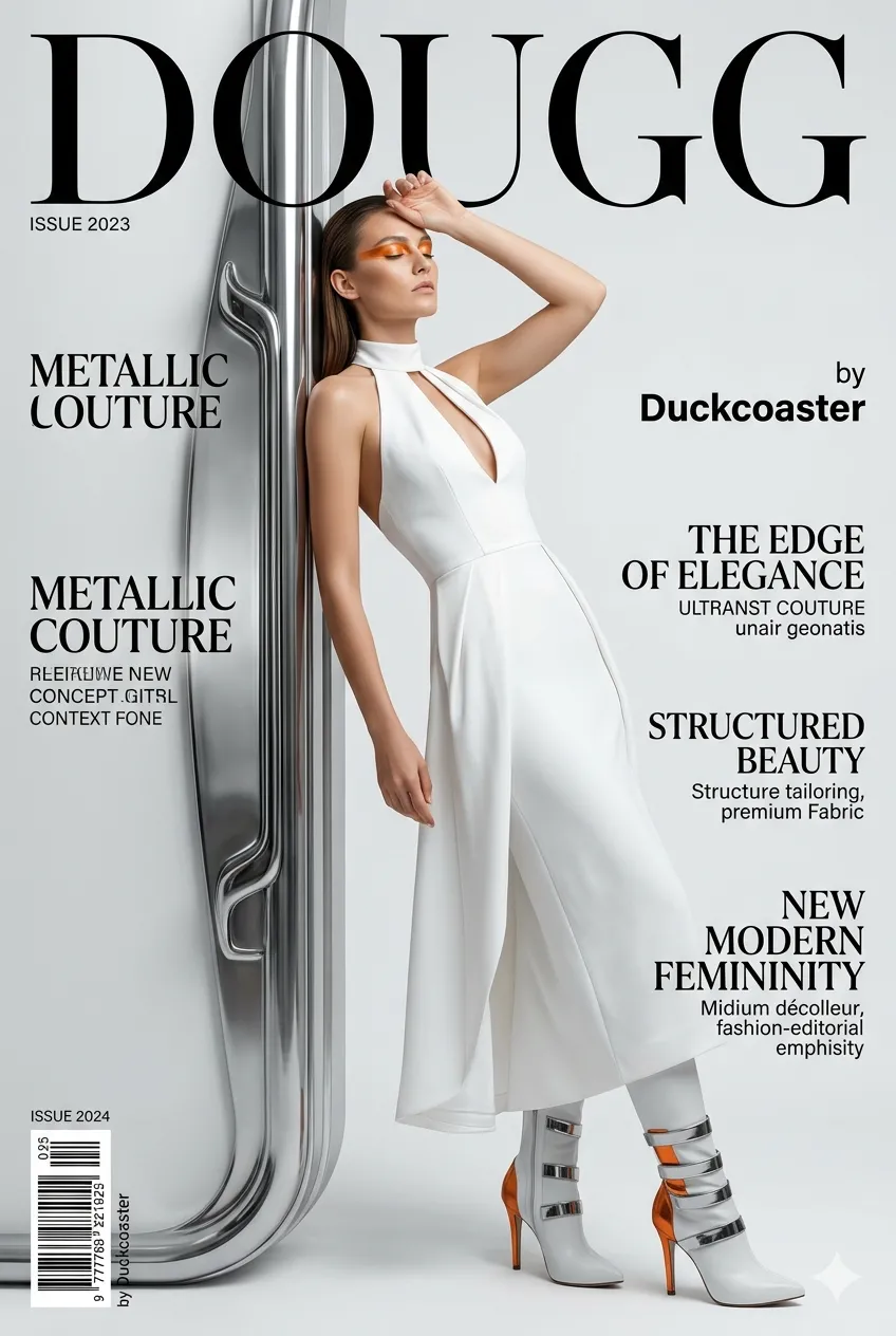 Nano Banana 2 prompt | DOUGG: The Edge of Metallic Elegance