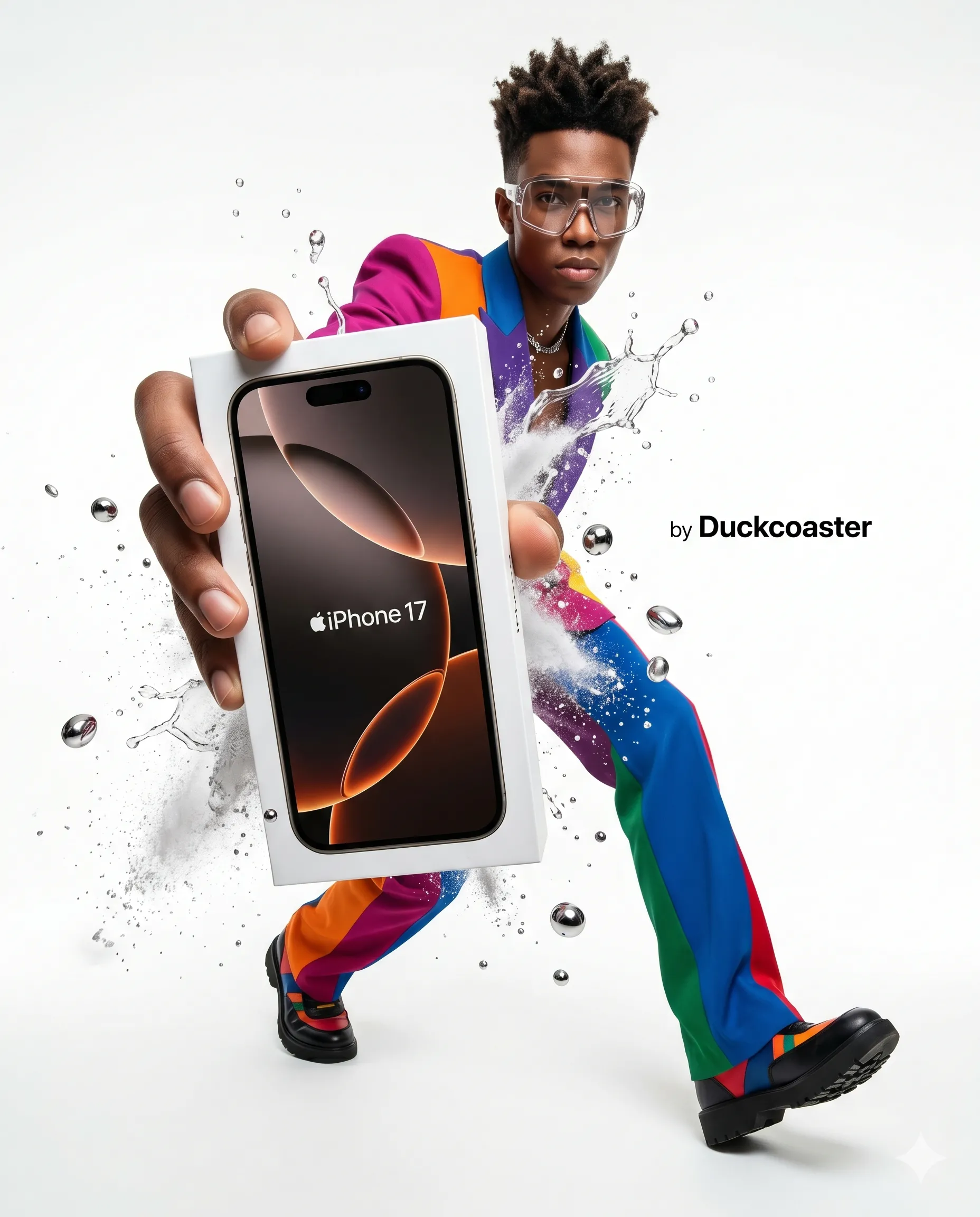Nano Banana 2 prompt | iPhone & Airpod Max, Luxury Motion Campaign