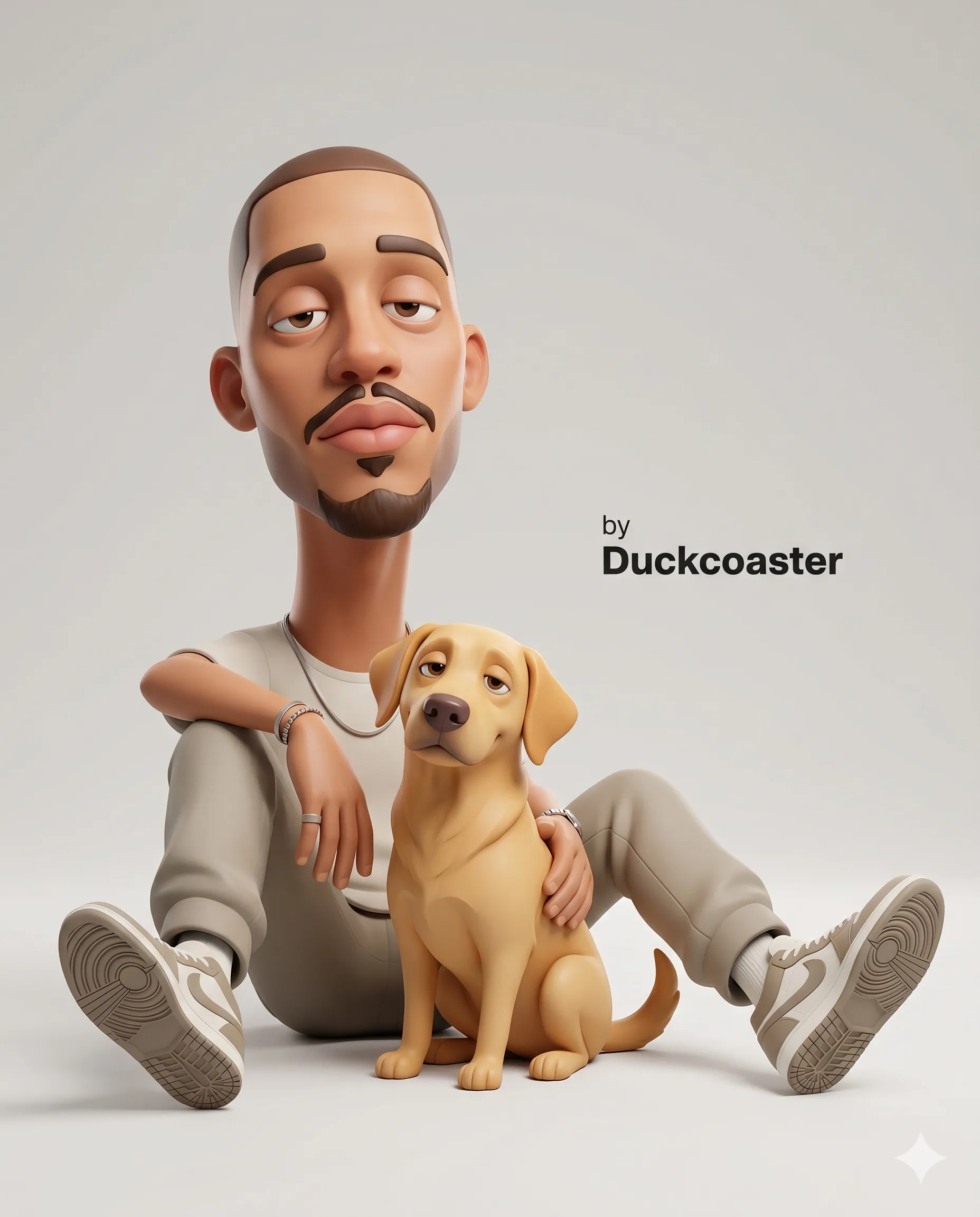 Nano Banana 2 prompt | Street Soul Collectibles: Stylized Duo in Editorial 3D