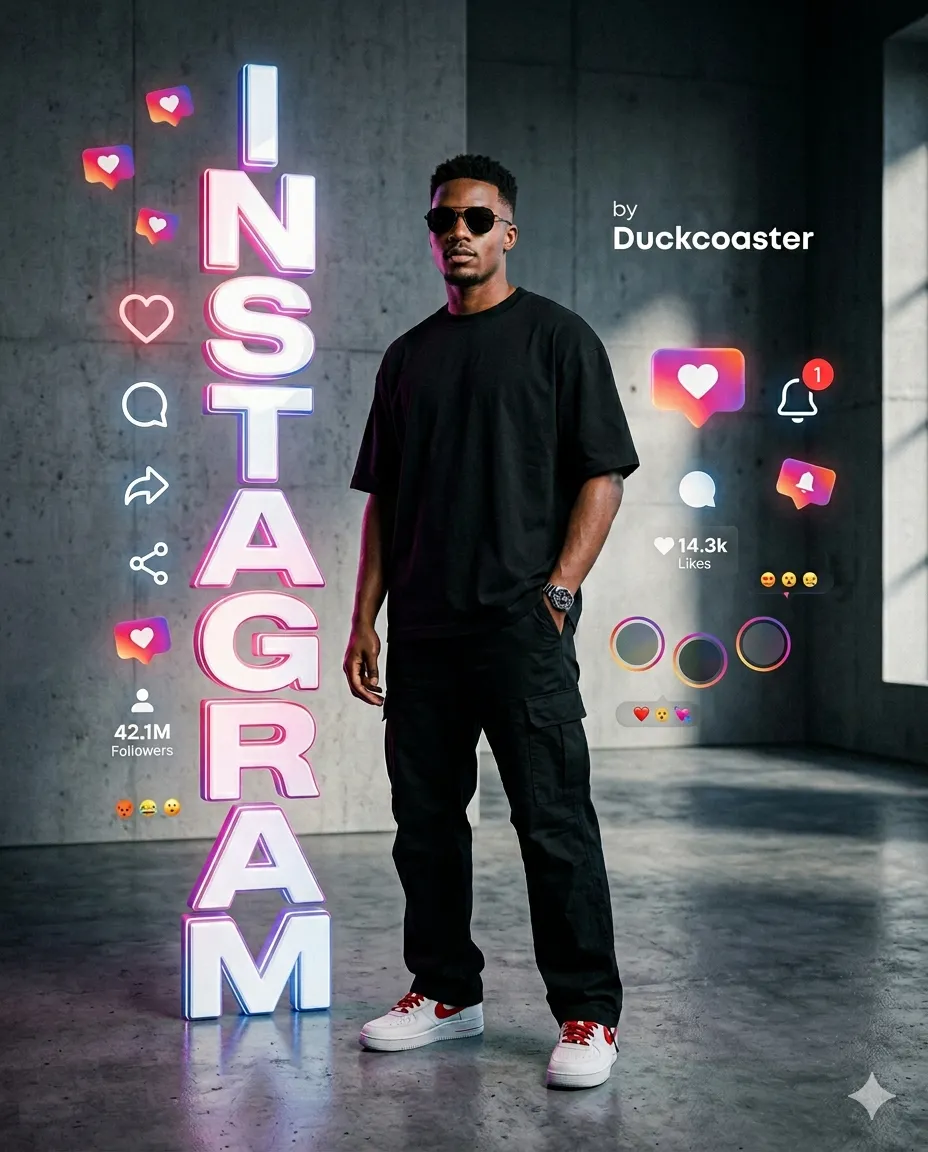 Nano Banana 2 prompt | Social Gravity: Instagram Editorial Presence
