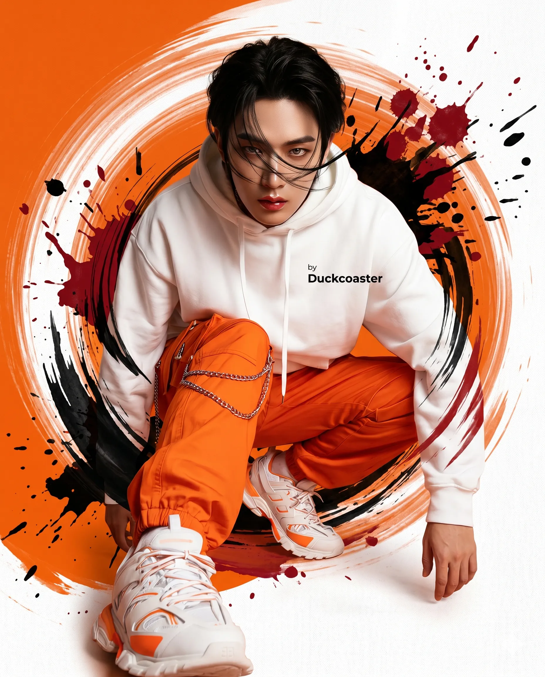 Nano Banana 2 prompt | Streetwear Chaos Flow