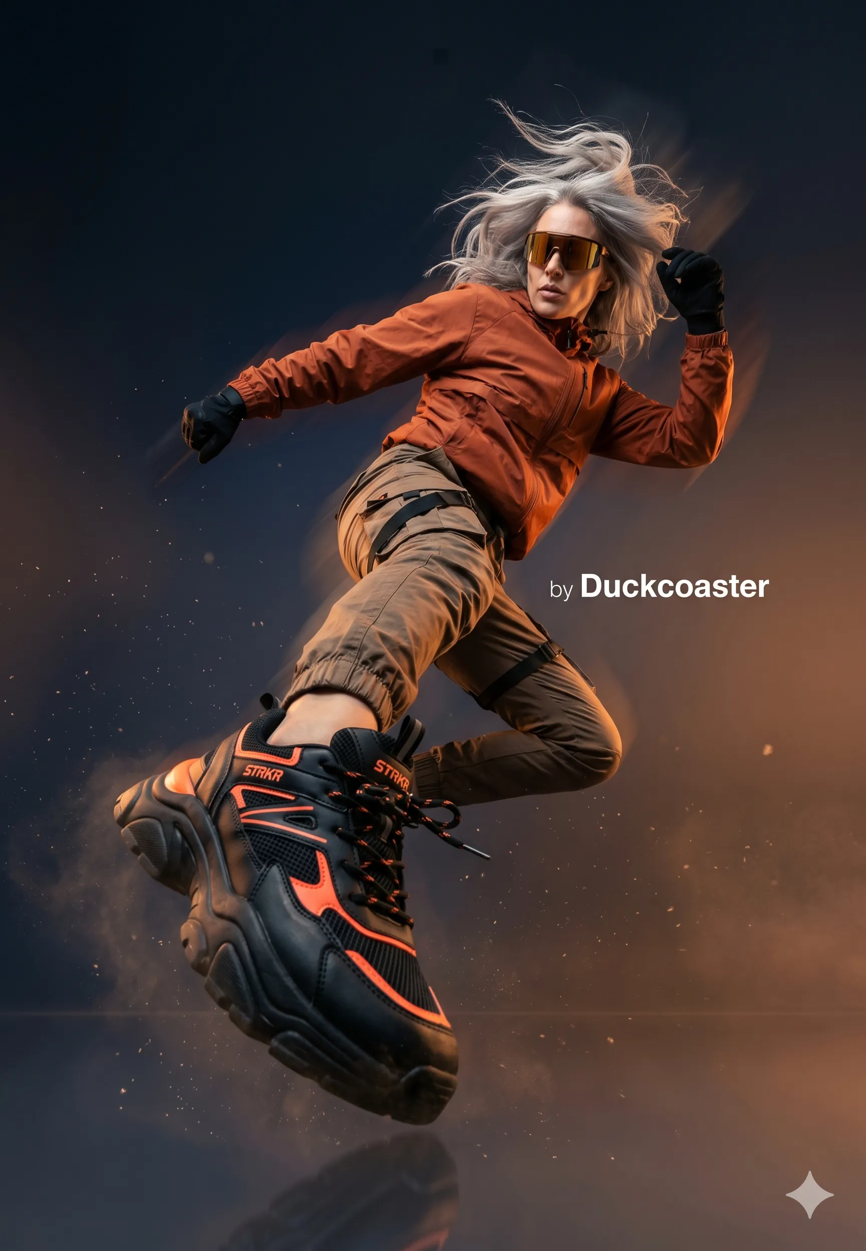 Nano Banana 2 prompt | Apex Motion: Neon Kick Editorial