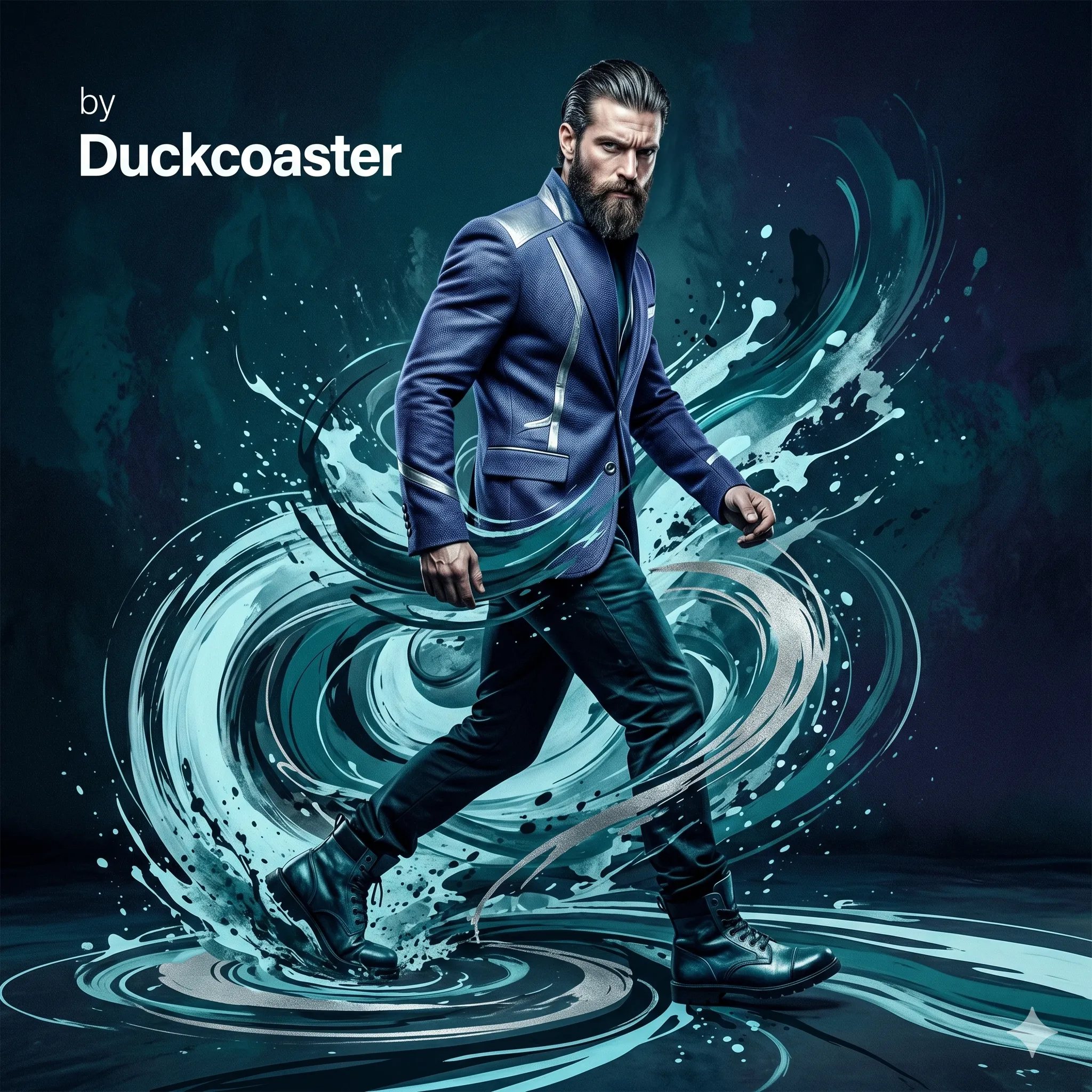 Nano Banana 2 prompt | Frozen Momentum brush swirls