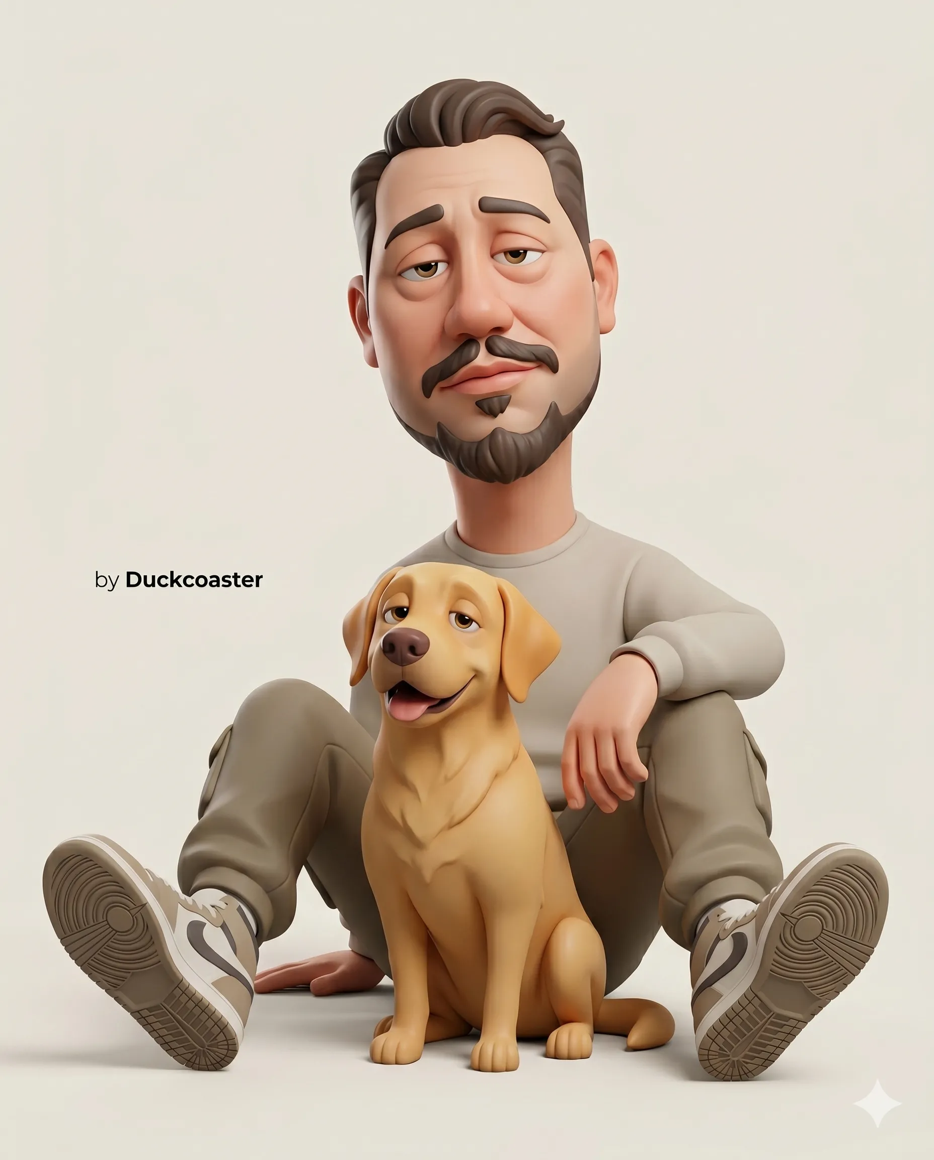Nano Banana 2 prompt | Street Soul Collectibles: Stylized Duo in Editorial 3D
