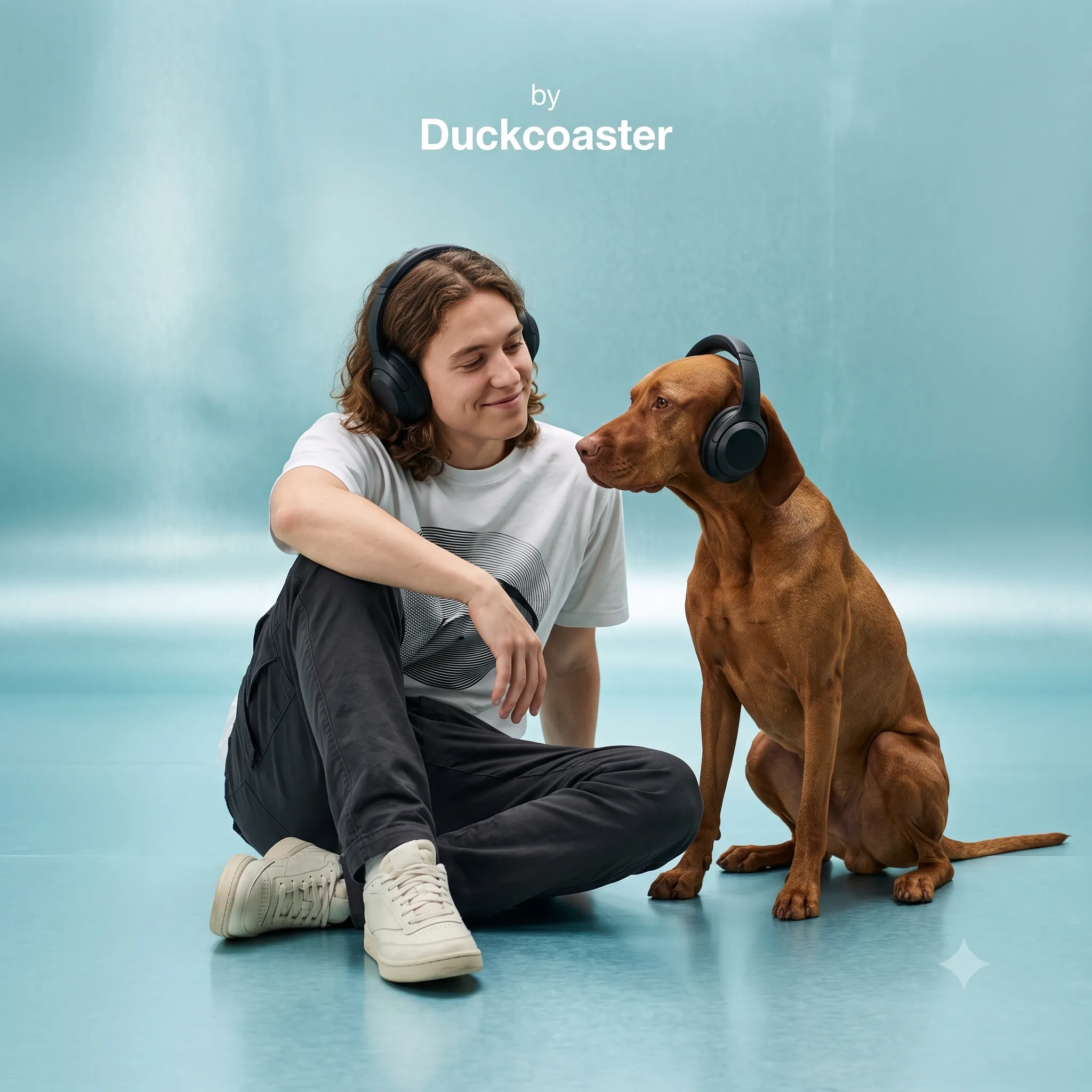 Nano Banana 2 prompt | Cyan Studio: Me & Dog Harmony
