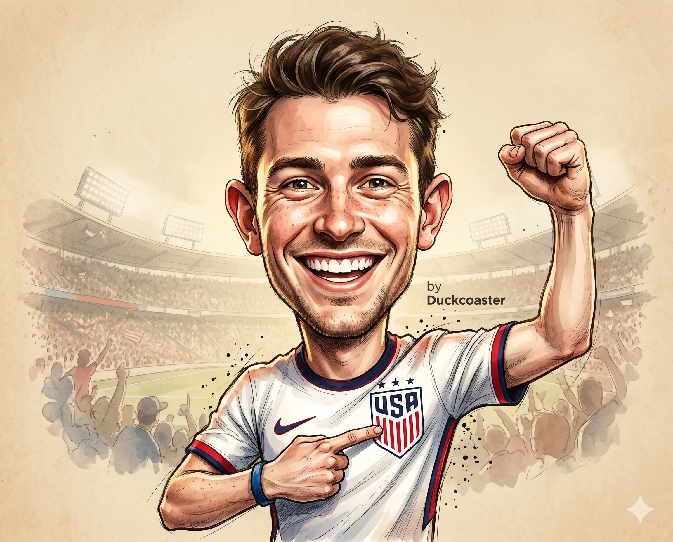 Nano Banana 2 prompt | Proud National Jersey Celebration Portrait