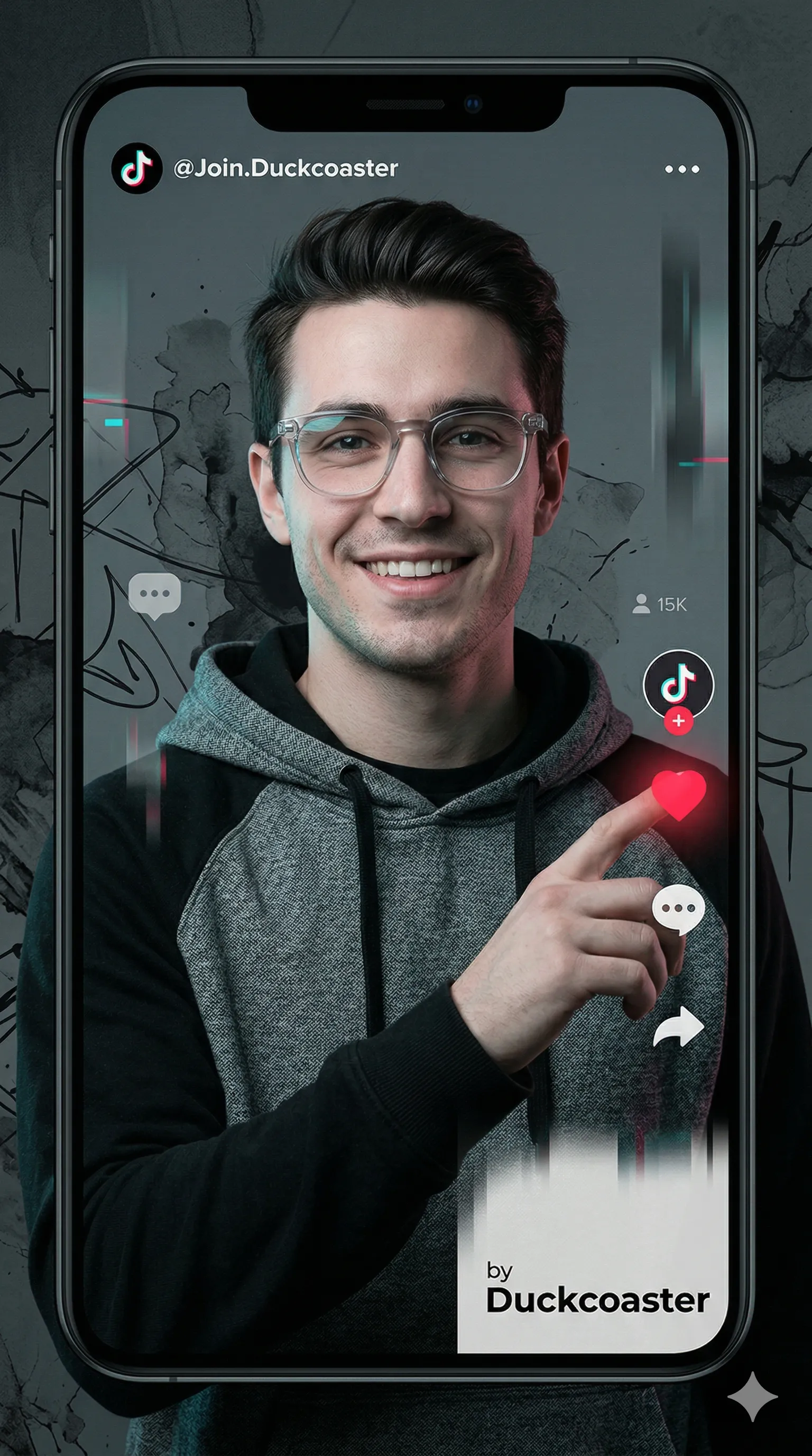 Nano Banana 2 prompt | Tiktok Influencer Interaction