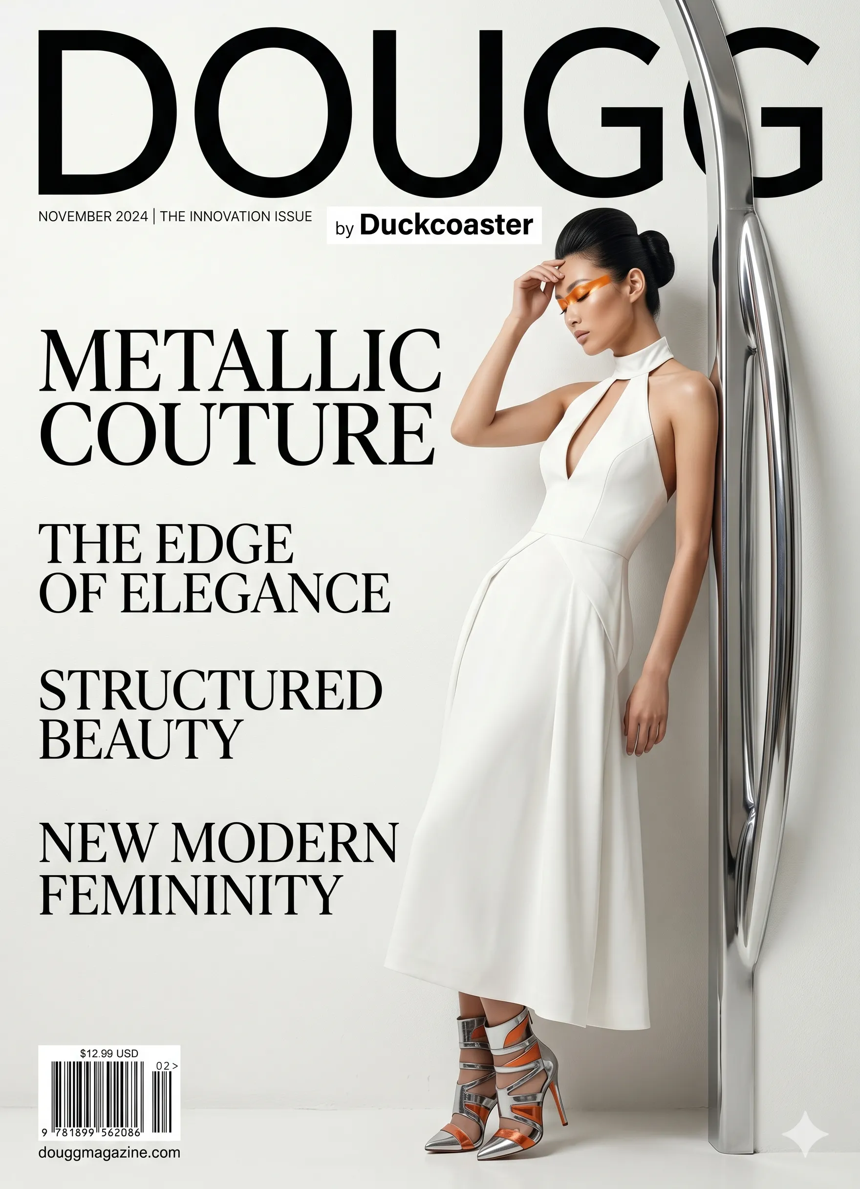 Nano Banana 2 prompt | DOUGG: The Edge of Metallic Elegance