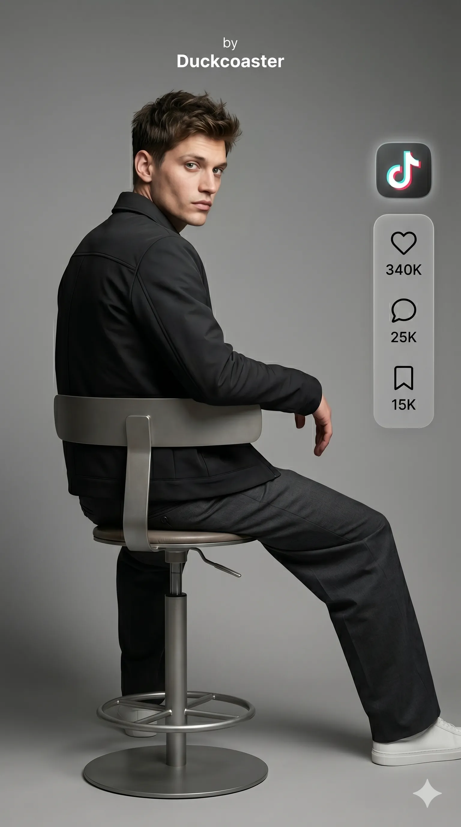 Nano Banana 2 prompt | Social Metrics Studio Fashion Portrait