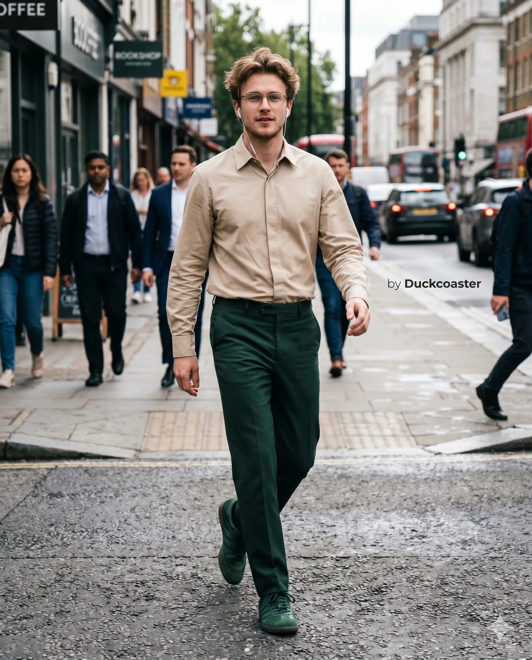 Nano Banana 2 prompt | Minimal Urban Stride Editorial