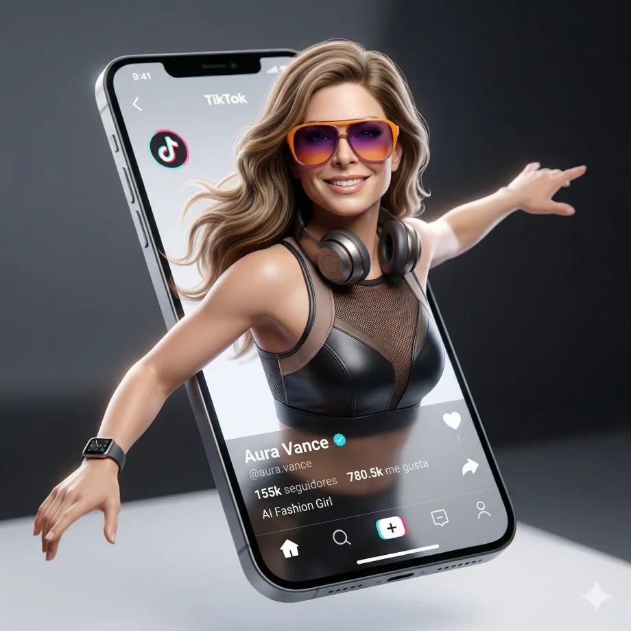 Nano Banana 2 prompt | Fashion Sport Girl on Social Portrait from an Iphone