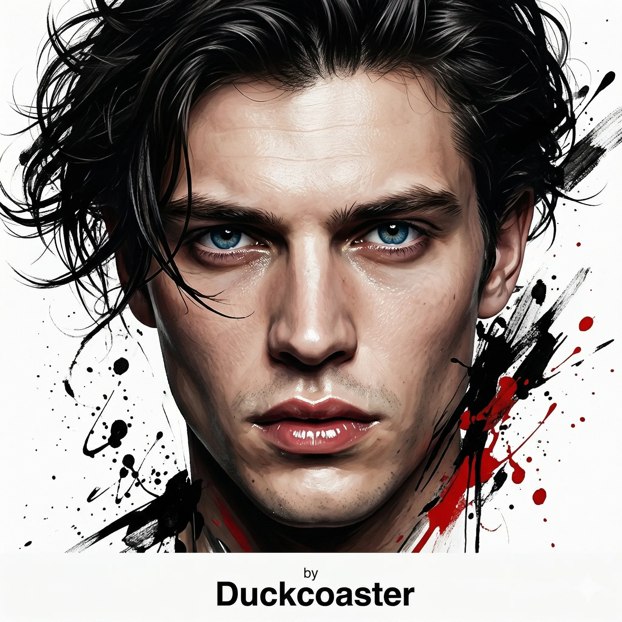 Nano Banana 2 prompt | Avant-Garde Mixed Media Beauty Portrait